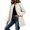 White, variant on Lmnyox Puffer Coats for Women Full Zipper Quilted Puffy Jackets Winter Thermal Collared Jackets with Pockets