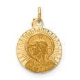 thumbnail image 3 of Finest Gold 14K Yellow Gold Matka Boska Medal Charm, 3 of 3