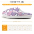 thumbnail image 2 of Kids Slippers Kuromi And My Melody House Slippers Warm Soft Plush Slipper Anti-Slip Winter Fluffy House Shoes for Boys Girls, 2 of 7
