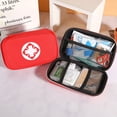thumbnail image 2 of Botiquín de primeros auxilios, mini botiquín médico, completo para coche, viajes, oficina, senderismo, deportes, hogar, lugar de trabajo., 2 of 5
