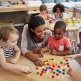 thumbnail image 4 of Shisuyan STOBOK 50pcs Round Wood Piece Colorful Disc Learning Tools Pupils Mathematics Teaching Aids for Kid Child Girl (Mixed Color), 4 of 8