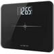 thumbnail image 1 of Báscula digital de baño NUTRI FIT extra ancha y ultra gruesa con pantalla LCD retroiluminada de 3 pulgadas y fácil lectura. Capacidad máxima: 400 lb. Tecnología de pedaleo. Color negro., 1 of 5