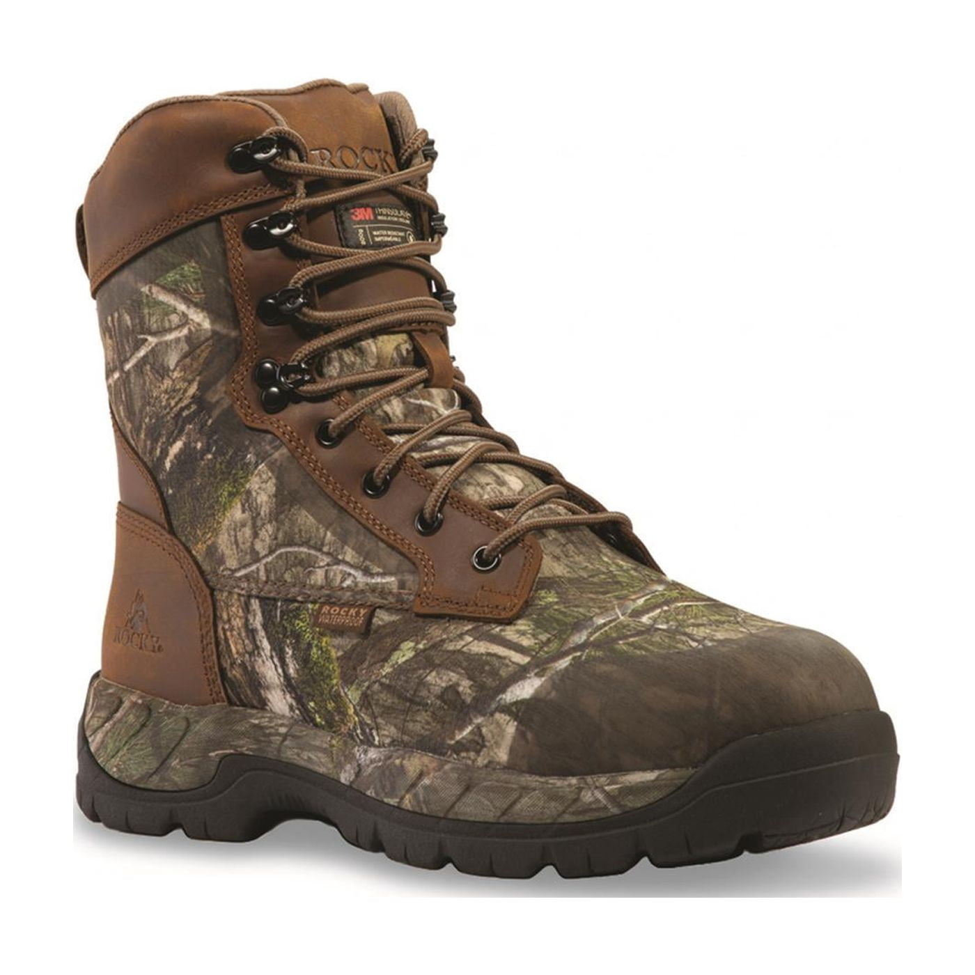 Rocky Men s Big Cypress 8 Hunting Boots 800 Gram Mossy Oak DNA 9.5D (Medium)