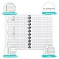 thumbnail image 3 of Fitness Punch Book Gym Ejercicio Notebook Planner Log Libro Seguimiento Objetivos Pérdida Peso en Espiral para Entrenamientos Y Casas, 3 of 9