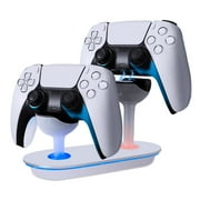 Charging Docking Fit for PS5 Controller, EEEkit Charging Station for Sony Playstation 5 DualSense Controller, Cup Style Design Charger Stand with LED Indicator, Charging Cable