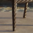 thumbnail image 3 of Chaise d'Extérieur en Osier et Fer Brun Arron (2-pack), 3 of 4