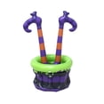 thumbnail image 1 of Decoraciones para fiestas de Halloween Cubitera con forma de pierna de bruja para bebidas Cubitera inflable de PVC con temática de brujas de Halloween Artículos para fiestas, 1 of 8