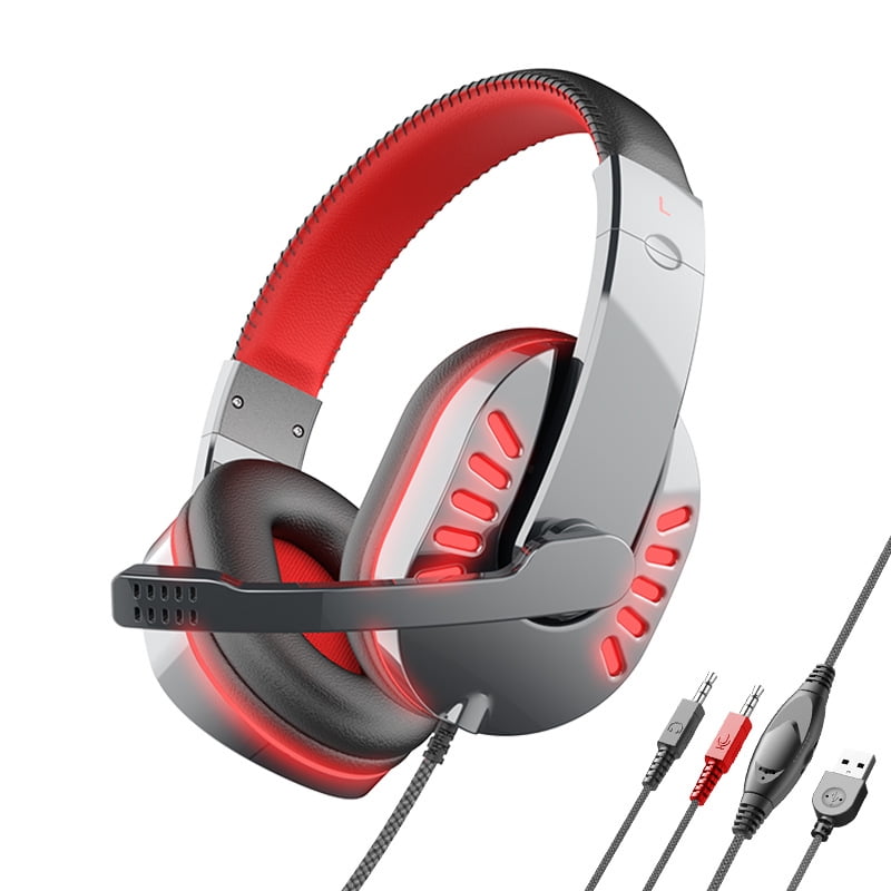 JUND Wireless Gaming Headset Lightweight overear headphones, built