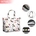 thumbnail image 2 of Dachshunds with Flowers Travel Tote Bags for Women Carry On,Large Weekender Bags for Women Travel,Multi Functional Duffle Bag for Work,Shopping,Sports, 2 of 5