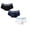 Black 1PCS & Navy 1PCS & White 1PCS, variant on Men's Briefs Underwear Silky Bikinis Thongs No Fly Pouch Moisture-Wicking Ice Silk Underpants for Men 3 Pack
