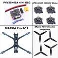 thumbnail image 2 of Dron de Carreras MARK4 F4V3S de 7 Pulgadas, HD, FPV, Control de Vuelo, 45 A, ESC 4 en 1, Cuadricóptero con de Fibra de Carbono para Vuelo Libre., 2 of 5