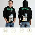 thumbnail image 6 of Rick And Morty Unisex Sweatshirts Loose Pullover Sweater Hooded Hoodie 3D Printing Jacket Winter Fall Clothes 2XL, 6 of 7