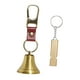 thumbnail image 5 of Campana de oso portátil con silbato de emergencia, campana de supervivencia, llavero colgante bronce antiguo brillante, 5 of 9