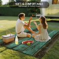 thumbnail image 5 of Fsddascl Retro Wood Grain Outdoor Rug for Patio/Deck/Porch, Non-Slip Large Area Rug 4 x 6 Ft, Farm Green Smear Vintage Wooden Indoor Outdoor Rugs Washable Area Rugs, Reversible Camping Rug Carpet, 5 of 5