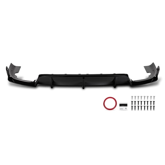 Rear Diffuser Lip Glossy Black Fit For 2020-2024 BMW X6 G06 M Sport 3PCS