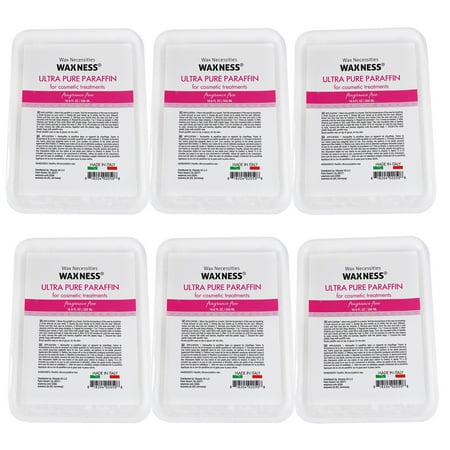 Waxness Wax Necessities Ultra Pure Paraffin Fragrance Free 16.9 fl oz/ 500ml Pack of 6