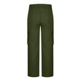 thumbnail image 5 of YLSDY Mens Cargo Pants Lightweight Hiking Pants,Waterproof, Casual Work Pants with Packets Joggers Sweatpants for Men Army Green XL, 5 of 6