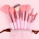 thumbnail image 1 of Juego de brochas de maquillaje con cerdas de nailon sintético de primera calidad, suaves y sin crueldad, para base impecable, colorete, polvo, 13 Uds., 1 of 5