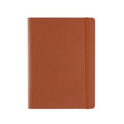 Fabriano Ecoqua Plus Hidden Spiral-Bound Notebook, 5.8" x 8.3", A5, Lined, Red