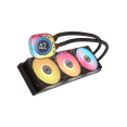 thumbnail image 3 of CORSAIR iCUE LINK TITAN 360 RX LCD Liquid CPU Cooler – RX120 RGB Fans – Fits Intel® LGA  1851/1700, AMD® AM5/AM4 – iCUE LINK System Hub Included, 3 of 16
