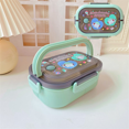 thumbnail image 1 of YIXIGGC 1200ML Double-Layer Lunch Box - Cute Cartoon Pochacco Bento Box with Tableware CJ#419-4807, 1 of 6