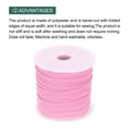 thumbnail image 3 of Uxcell 0.47" Single Fold Bias Tape Polyester for Sewing Pink 50 Yards, 3 of 7