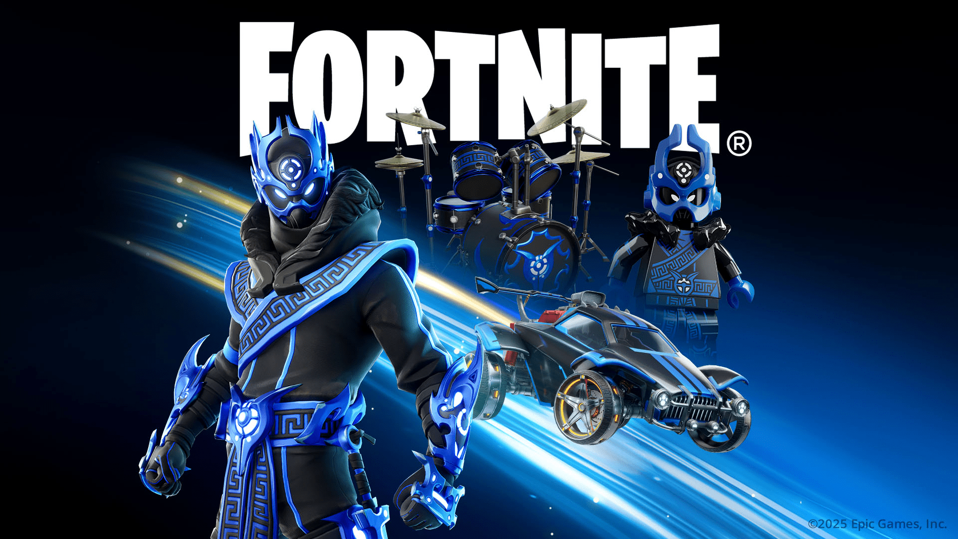 2024 PlayStation PS 5 Gaming Holiday Bundle: PS 5_Disc Console Enhanced 3TB SSD with Fortnite Cobalt Star pack + Wireless Controller + Charging Dock + 3pcs Console Skins