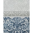 thumbnail image 4 of Dahlias Blue Geometric Acrylic Area Rugs for Living Room Jacquard Textured Modern Rugs Soft Geometric Rug for Bedroom Washable Rug Non-Slip Bohemian Carpet Perfect for Dining Room Office Beige, 4 of 6