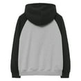 thumbnail image 4 of Yiaimeir Unisex Casual Pullover Hoodie Long Sleeve Raglan Sweatshirt Soft Comfortable Drawstring Hooded Top for Everyday Wear, 4 of 4