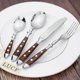 thumbnail image 5 of NewwayResin Rivets Stainless Steel Cutlery 4 In 1 Set Utensils Dinnerware compatible Home, 5 of 5