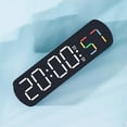 thumbnail image 4 of Led Display Rectangular Alarm Clock Temperature Humidity Display Timer, 4 of 8