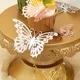 thumbnail image 2 of 48 piezas de decoración de pared de mariposa 3D, 4 estilos, 3 tamaños, decoraciones de mariposas doradas para decoraciones de habitación de pastel de fiesta de cumpleaños de mariposa, 2 of 5