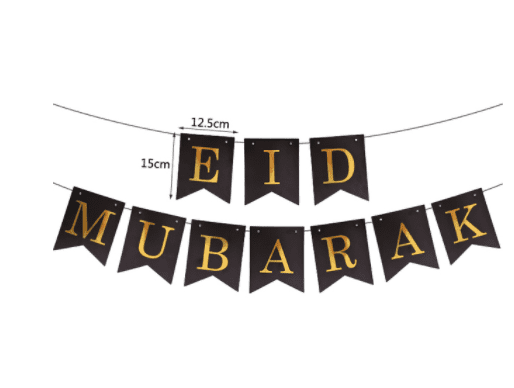 Details about   Ramadan Kareem Eid Mubarak Banner Bunting Decoration Muslim Islamic Home Decor 