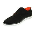 thumbnail image 4 of Men Tayno Dressy Casual Soft Suede Comfortable Double Buckle #Freshman Black, 4 of 9