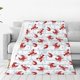 thumbnail image 1 of Balery Cartoon Lobsters Manta de Felpa Suave y Acogedora – Cobija de Franela Aterciopelada para Cama, Lavable y Cálida para Sofá, Mascotas, Transpirable-40"x30", 1 of 7