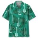 thumbnail image 3 of Camisa hawaiana con estampado 3D de guitarra colorida para hombre, blusa de verano de manga corta con estampado de instrumentos musicales y solapa con botones, 3 of 5