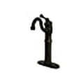 thumbnail image 3 of Kingston Brass KB3425BL Single Handle Vessel Sink Faucet with Optional Cover Plate, 3 of 4