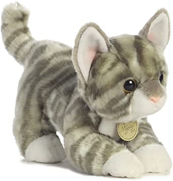 Aurora Miyoni Tots - 9" Grey Tabby Kitten - Walmart.com