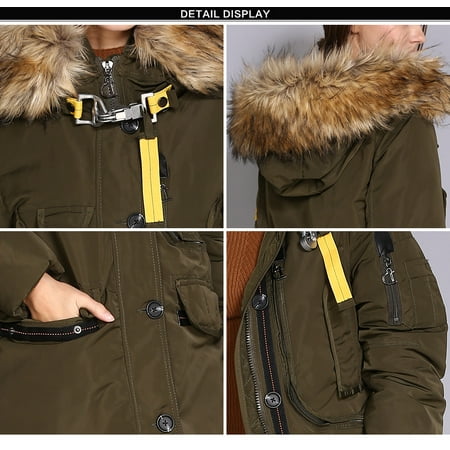 Let It Snow Big Faux Fur Hooded Coat | Walmart Canada