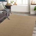 thumbnail image 2 of FairOnly 8'x10' Textured Modern Area Rugs for Living Room Washable Stain-Resistant Rugs for Kitchen Dining Room Non Shedding Neutral Brown Carpet, 2 of 7