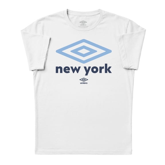 Umbro Mens New York City Diamond Logo T Shirt (White, S-XXXL)