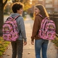 thumbnail image 2 of KUIFORTI Dog Flower Kids School Backpack for Elementary School Students Waterproof Boys Book Bags with Laptop Compartment Comfortable Bookbags, 2 of 7