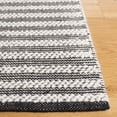 thumbnail image 3 of SAFAVIEH Natura Wayra Striped Runner Rug, Ivory/Black, 2'3" x 8', 3 of 8