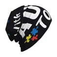 thumbnail image 6 of Gaeub I Love With Autism To The Moon And Back Print Beanie Hats for Men Women,Winter Caps,Knit Cuffed Beanie,Cuffed Cap,Great for Winter Activities, 6 of 7