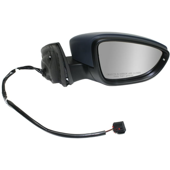 MIRROR Compatible For 2009-2012 Volkswagen CC 2009-2010 Passat Right Passenger Heated Power Glass In-housing Signal Light Paintable