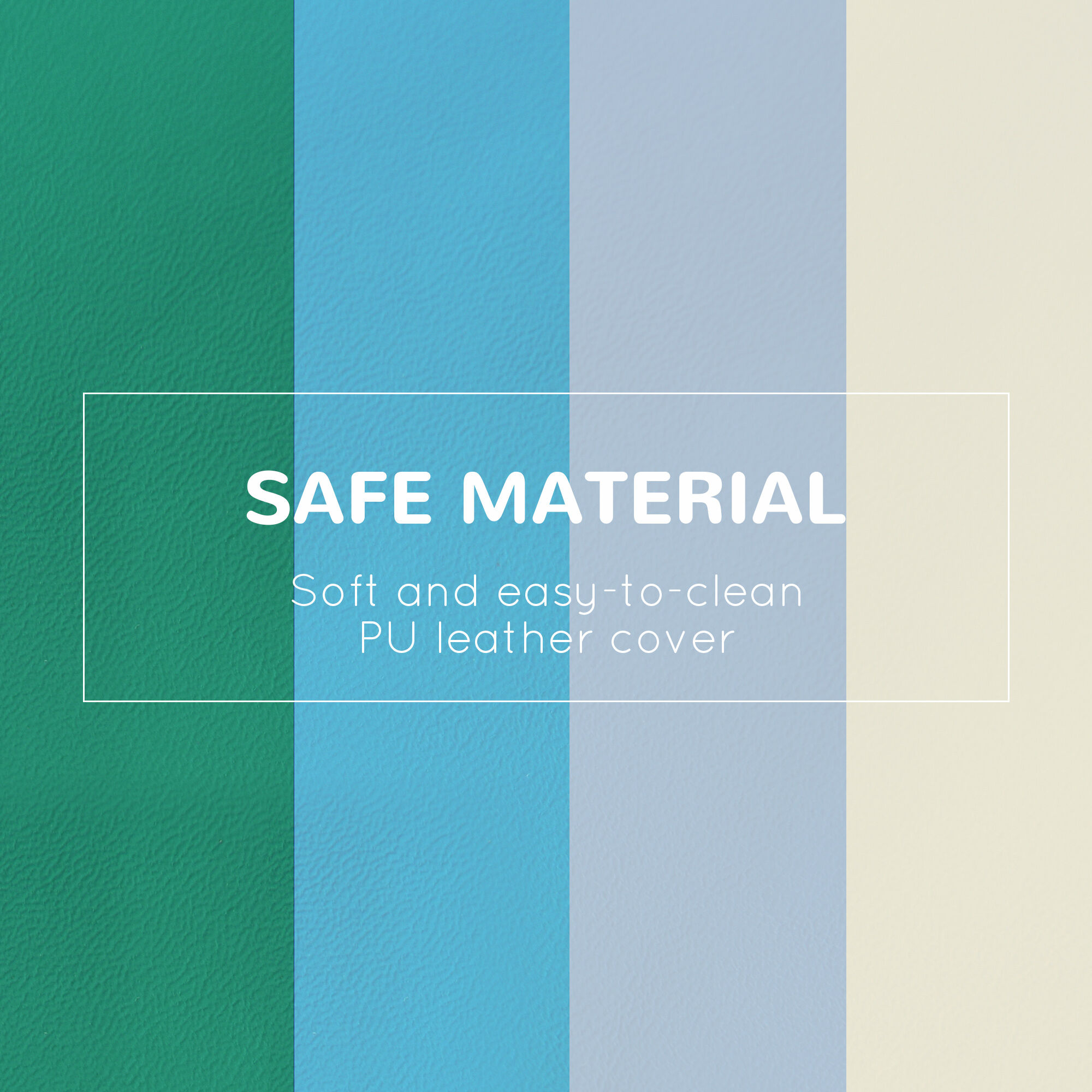 Soft Play Mat Qaba Foam Play Set for Toddlers and Children, Easy-to-clean 4 Piece Soft & Safe Kids Climbing Set for Crawling or Sliding, Multicolor,Baby Play Mat