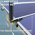 thumbnail image 4 of Coowa 8ft Midsize Ping Pong Table, Foldable Portable Table Tennis Table with Net, 2 High-Performance Ping Pong Paddles and 3 Balls, for Indoor Games, Easy to Move, 4 of 9