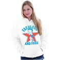 thumbnail image 3 of Betty Boop Cartoon Fabulous and Free Women Plus Size Hoodie Brisco Brands 3X, 3 of 4