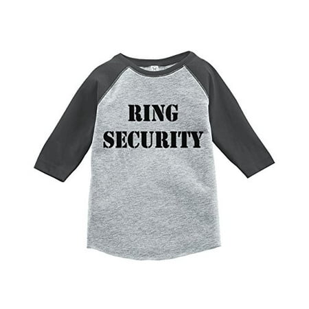 

7 ate 9 Apparel Toddler Boy s Ring Security Wedding Grey Raglan