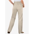 thumbnail image 2 of Woman Within Plus Size Tall Perfect Back-Elastic Gap-Free Straight-Leg Cotton Jeans, 2 of 6
